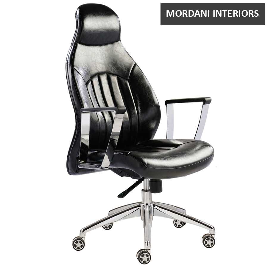 Addison High Back Leather Chair